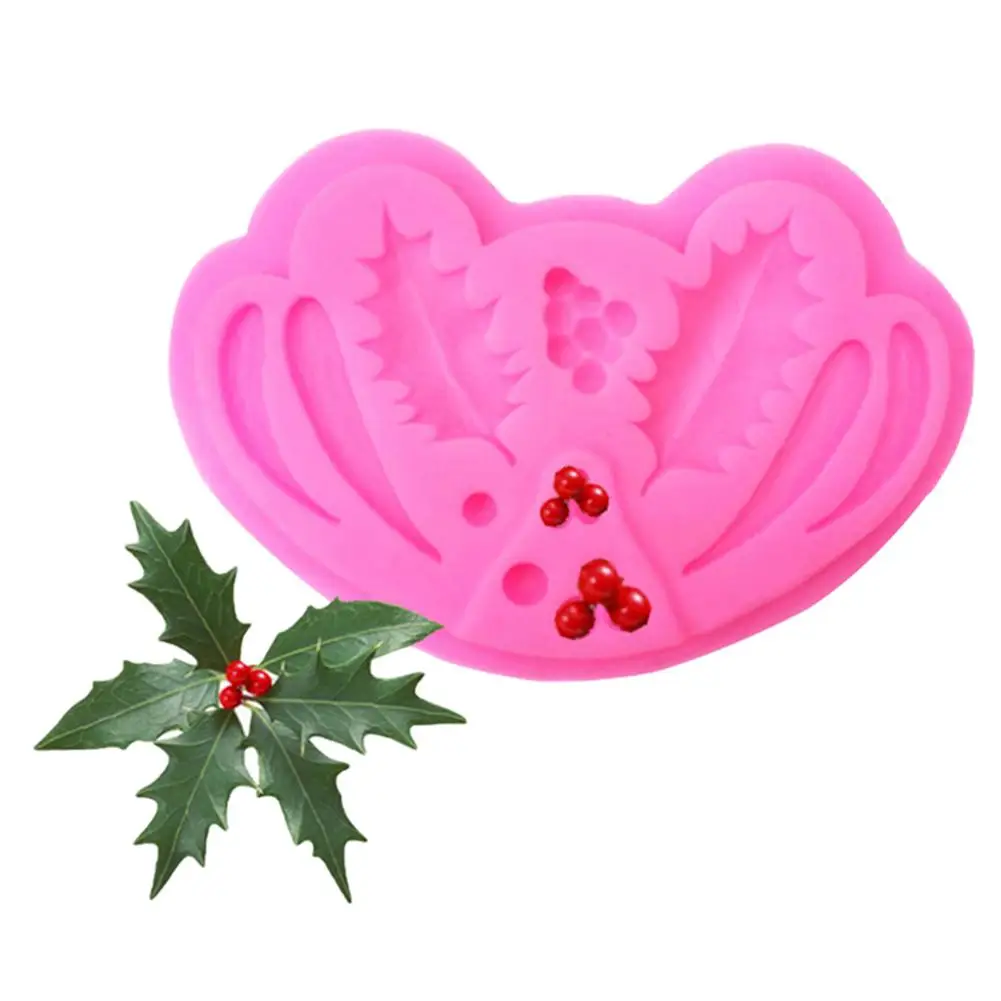 

3D Leaves Pine Cone Shape Silicone Cake Mold Reusable Jelly Bakeware Baking Tool hot sales