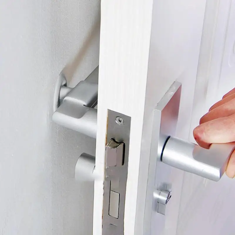 2/4/6/8/10pcs Anti Collision Silicone Door Handle Silencer Crash Pad Suction Cup Type Cabinet Door Handle Lock Silencer Fender