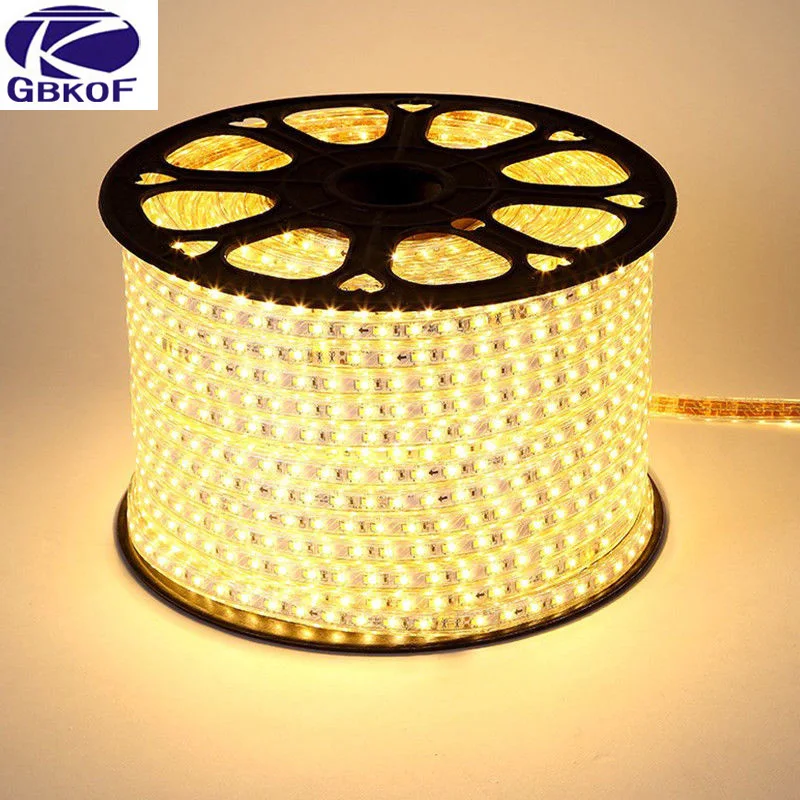 #cheap Super Bright SMD2835 220V LED Strip Light 1M 5M 10M 15M 20M 25M Waterproof Kitchen Outdoor Garden Lamp Tape with EU Plug