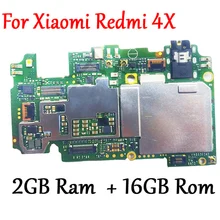 Протестировано) Полная работа оригинальная разблокированная материнская плата для Xiaomi Redmi 4X2 ГБ+ 16 Гб материнская плата Быстрая