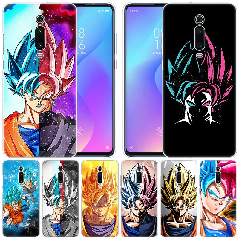 Роскошный силиконовый чехол Super Saiya Son Goku аниме для Xiaomi Pocophone F1 Mi 9T Pro CC9 CC9E 9 9SE 8 A3 A2 Lite