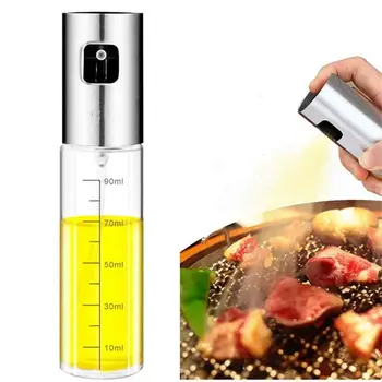 

Oil Spray Bottle With Scale Barbecue Oil Bottle Seasoning Brush Funnel Silicone Oil Sweep Bottle Set Oil Brush BBQ Cooking Tools