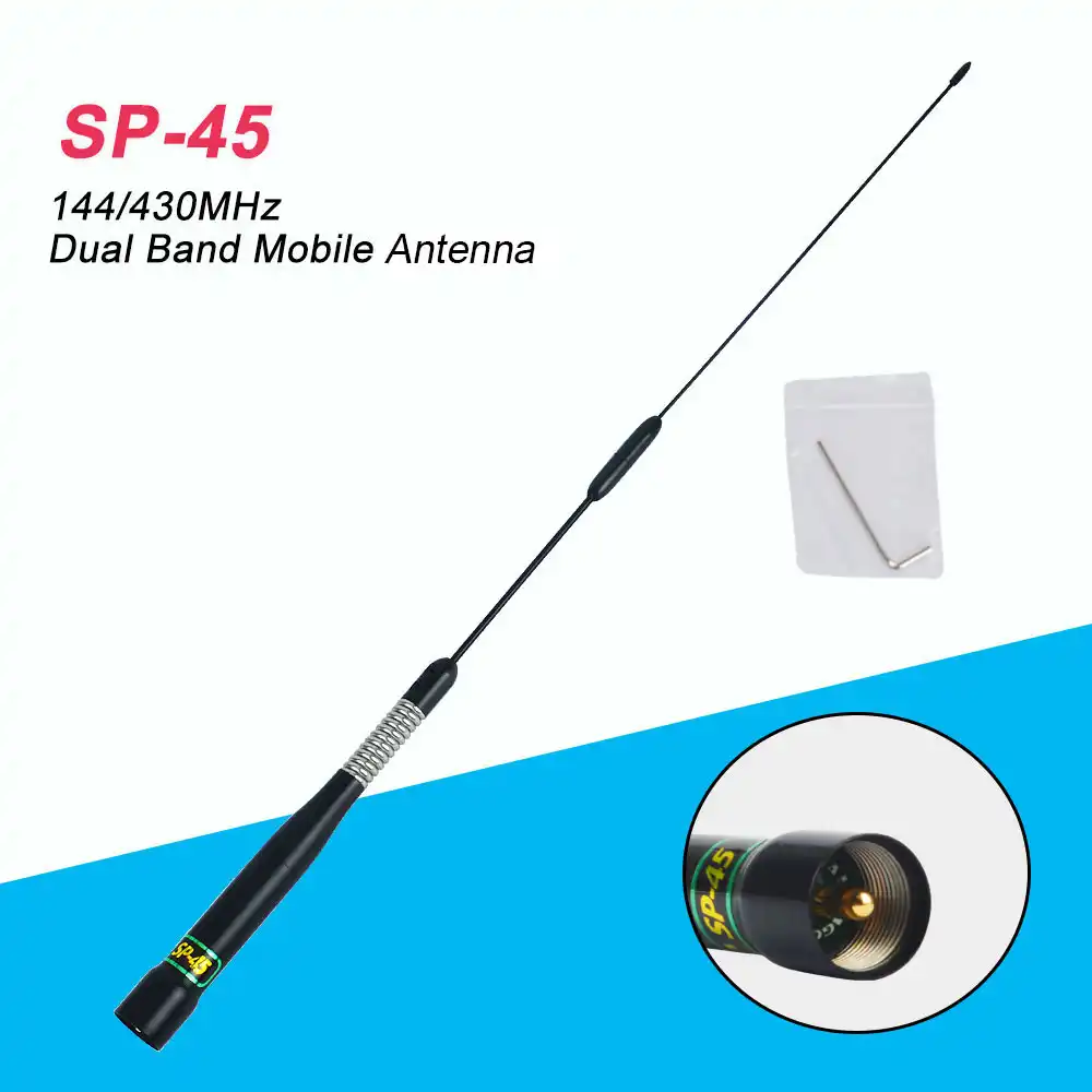 Antena de rádio móvel original de nagoya SP 45 banda dupla 2.15/5dbi alta  ganho para FT 7800R TM 271 TM 471 TH 9800 VV 985|Acessórios e Peças para  Walkie-Talkie| - AliExpress