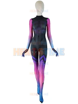 

D.VA Cosplay Costume 3D Print dva skin Zentai Catsuit Custom Halloween D.va Sombra Cosplay Costumes Lycra Spandex Game Suit