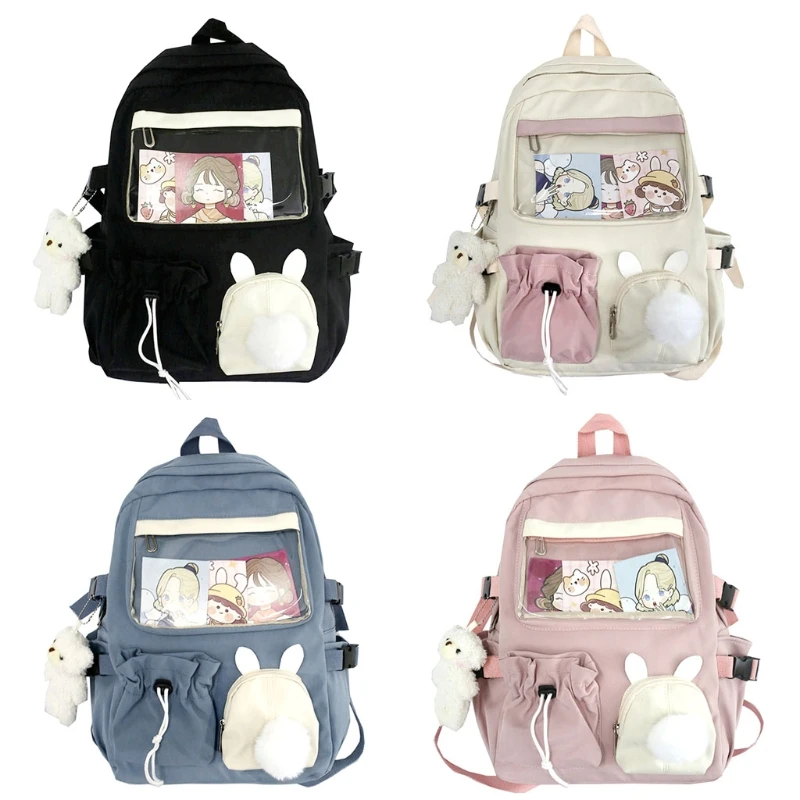 Mujer mochila 3d de dibujos animados carteras mochila Kawaii adolescente chicas de la Universidad estudiante de mochila Casual Mochilas escolares| AliExpress