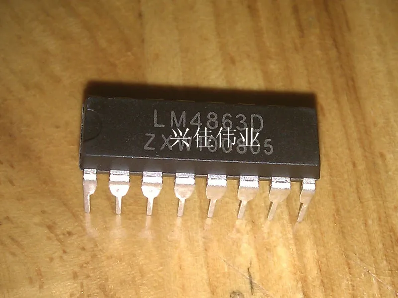 20 шт./лот LM4863 LM4863S LM4863N LM4863D DIP-16