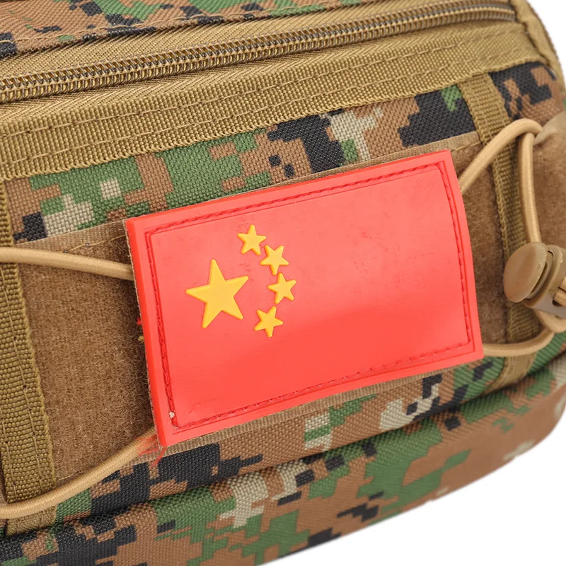 

Contrast Color Camouflage Outdoor Sport Waist Bag Large-Volume Business Wallet for Both Men And Women Multi-functional Riding Sh