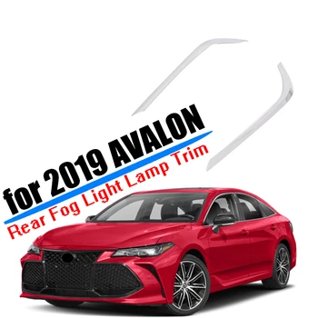 

For 2019 2020 Toyota Avalon External Rear Fog Light Lamp Cover Molding Trim ABS Plastic Silver Car Styling Auto Accessories