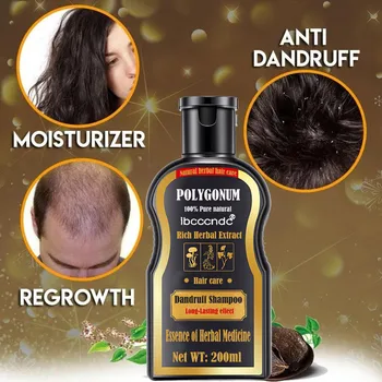 

200ml Natural Shampoo Deepen Color Shampoo Gentle Anti-dandruff Nourishing Shampoo Hair Loss Treatment Dark Hair Shampoo