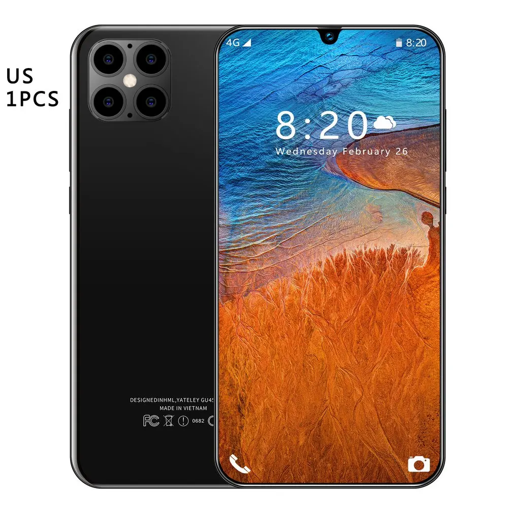 Смартфон IP12 HD экран 6 5 дюйма 1 ГБ 8 фронтальная камера 24 МП мощный 8-ядерный