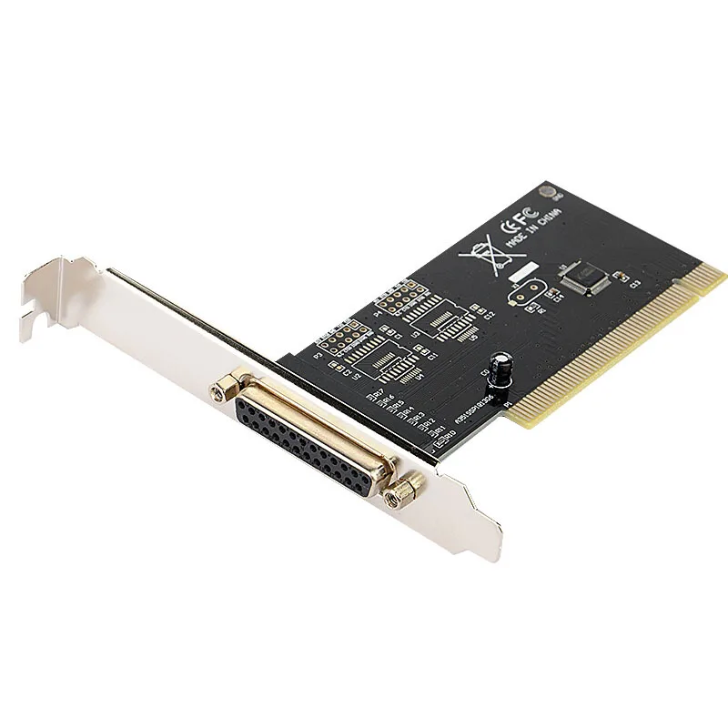 

PCI card Desktop computer PCIE parallel port card PCI transfer parallel port card IEEE1284 expansion card LPT printer 25 pinhole
