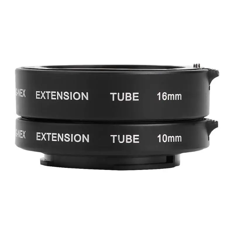 Набор макроудлинительных колец для sony NEX E Mount camera Professional 10 мм 16 мм Автофокус аксессуары для объектива камеры