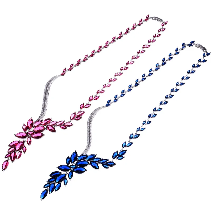Liang ya beauty Phoenix невесты набор из циркония Lucky Flower Vine Flash 3A ювелирный набор Прямая от производителя