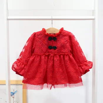 

Baby Girls Princess Dress For Newborn Clothes 2019 Chinese Style Toddler Girl Dresses Birthday Party Dress Baby Girl Clothing