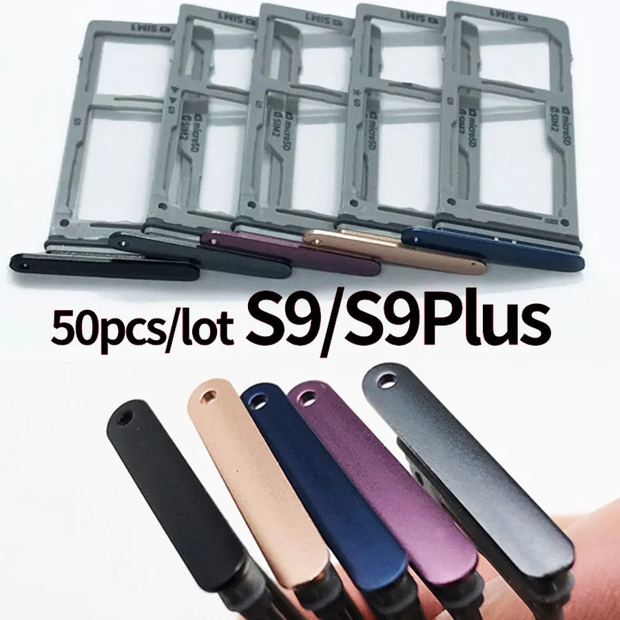 Лот для Sim-карты Micro SD лоток Sim-карт 50 шт. Samsung Galaxy S9 + Plus G960 G960F G965 G965F | Мобильные
