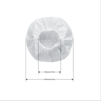 

Apply to 70-10cm Ear Pad Disposable Headphone Cover Non Woven Hygienic Dustproof R9CB