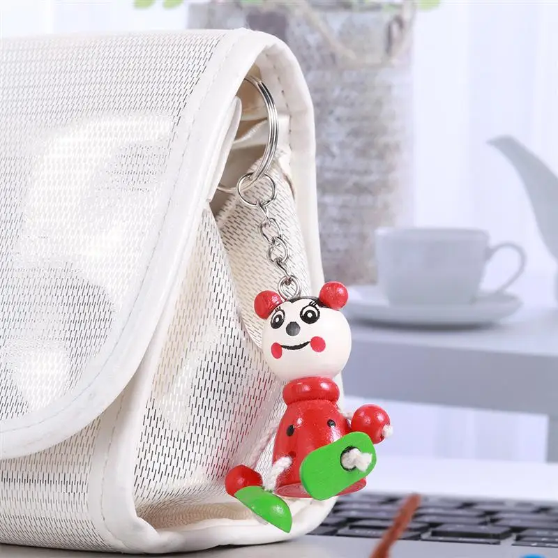 24 шт. брелок для ключей с животными из мультфильмов, сумка для ключей, приколы и розыгрыши, украшение, брелок, подвеска, подарок для ключей от машины, новинка, игрушка