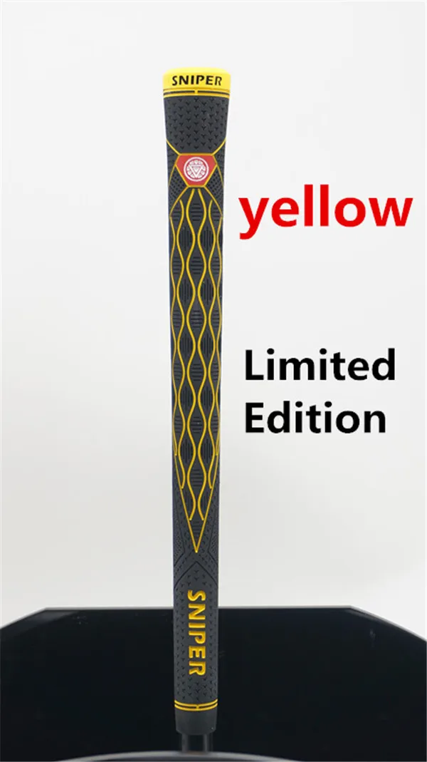 yellow LE Sniper Golf grip Ограниченная серия/стандартная железная древесина три цвета на выбор 10 шт./лот большое количество скидка - Цвет: yellow LE
