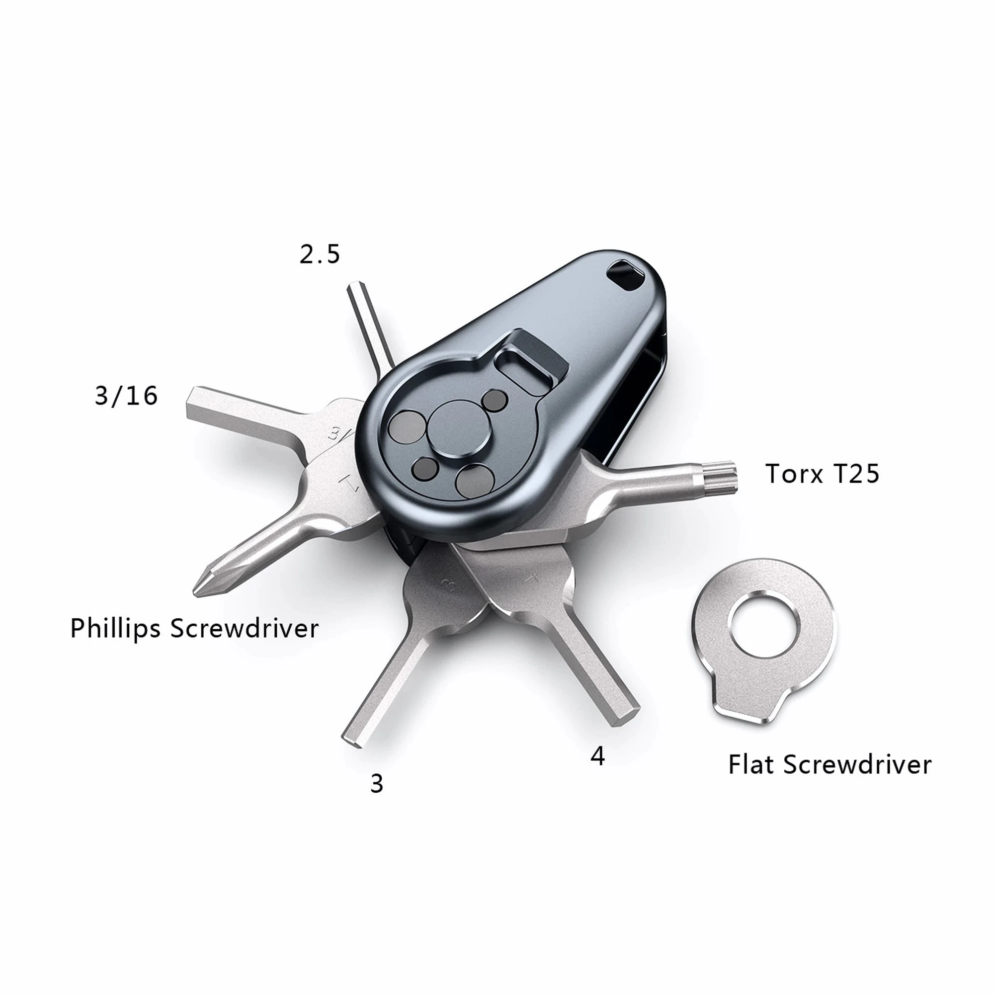 SmallRig Карманная камера Rig DSLR Складная отвертка набор проводник алюминиевый легкий вес мини многофункциональный набор инструментов 2371