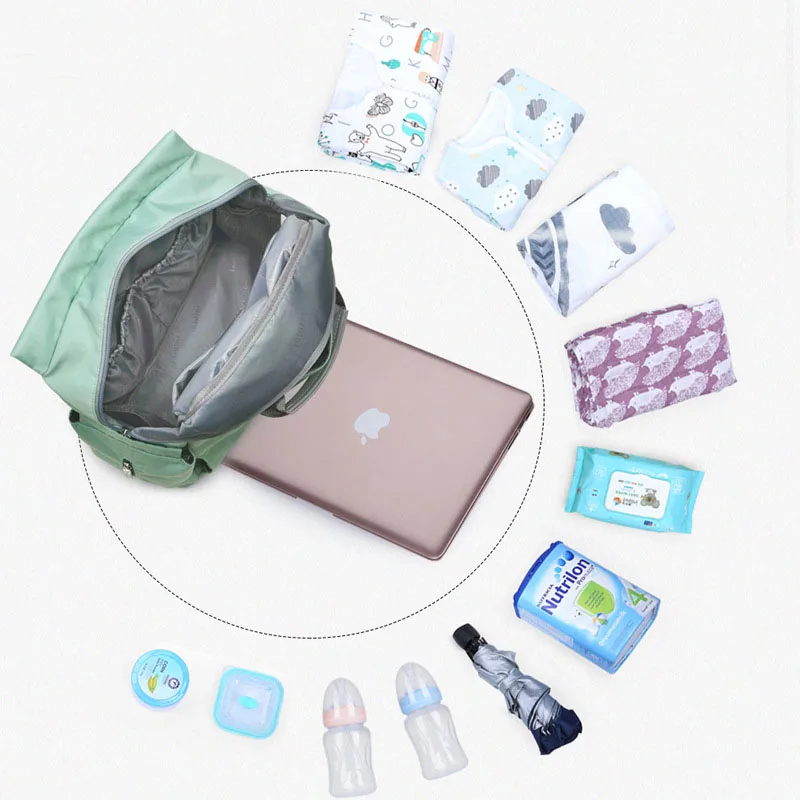 Mummy Maternity Nappy Bag Large Capacity Travel Backpack Nursing Bag for Baby Care Stroller Diaper Bags Fashion Women's Backpack