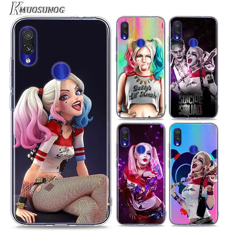 

For Redmi 8A 8 7A 7 Soft TPU Cover Hero Joker and Harley Quinn Printted for Xiaomi Redmi 4X 5A 6 6A S2 K20 GO Pro Phone Case