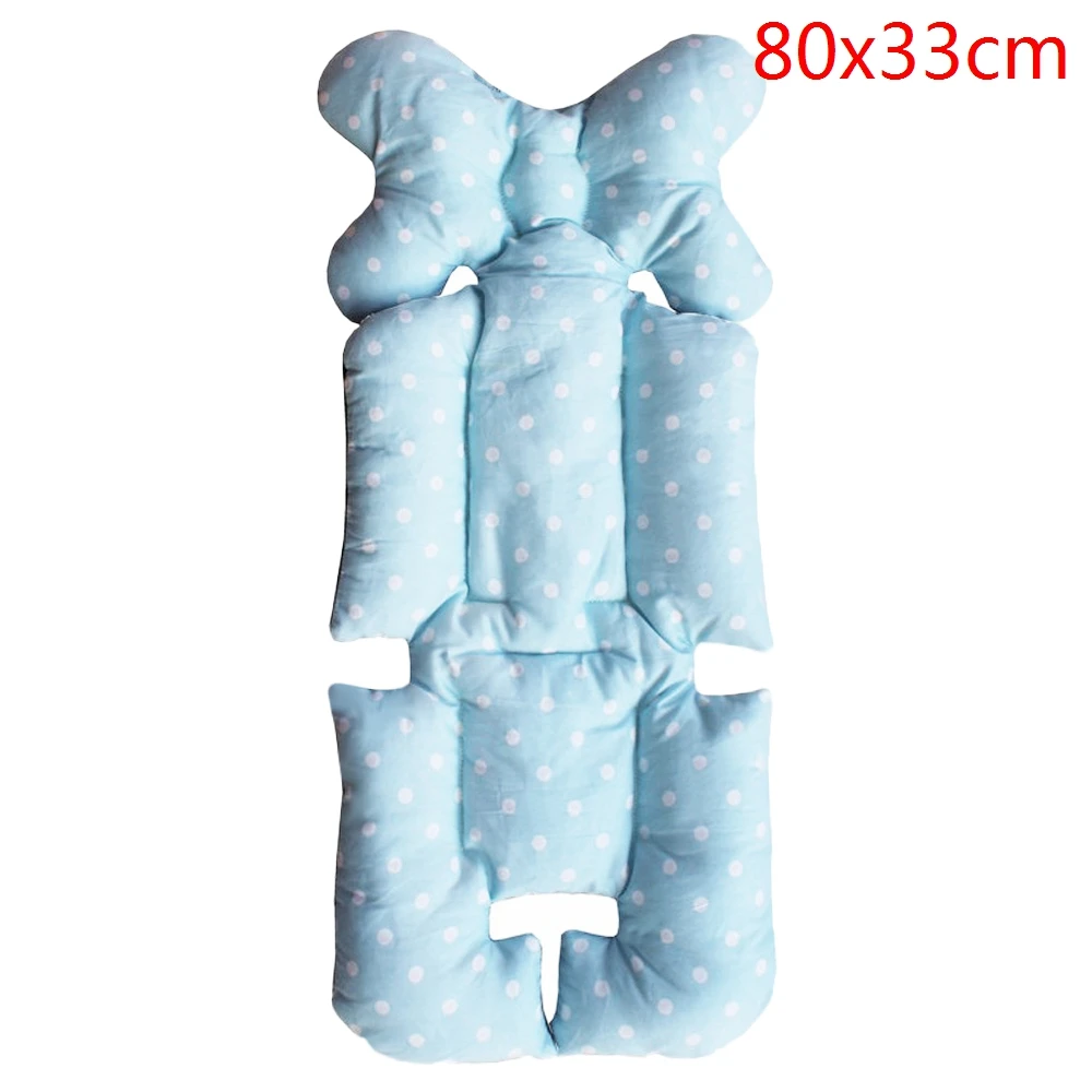 B5 80x33cm Сиденье для детской коляски дышащее мягкое сиденье из хлопка подкладка для коляски автомобильные аксессуары для колясок универсальная подставка - Цвет: B5 80x33cm