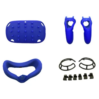 

Face Pad,VR Silicone Protective Frame for Quest Head Cover Controller Grip Skin