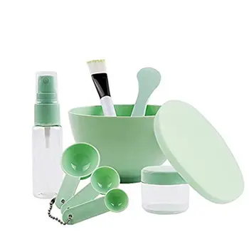 

Korean Version Of The Diy Mask Bowl Face-To-Face Set Plastic Portable Beauty Tool Nine-Piece Set