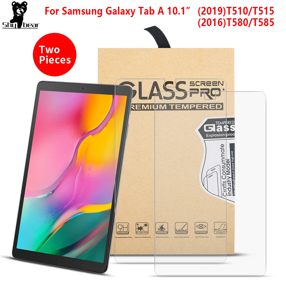 

Screen Protector for Samsung Galaxy Tab A 10.1 2019 SM-T510 T510 T515 SM-T580 Protective Film Tempered Glass Scratch Proof