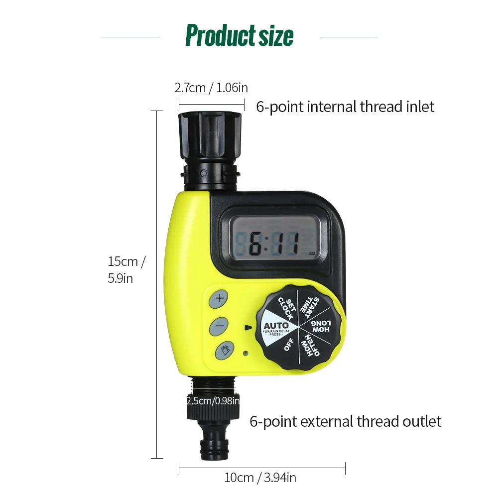 

New Programmable Hose Faucet Timer Automatic Water Timer Outdoor Garden Irrigation Controller Garden Automatic Watering Device