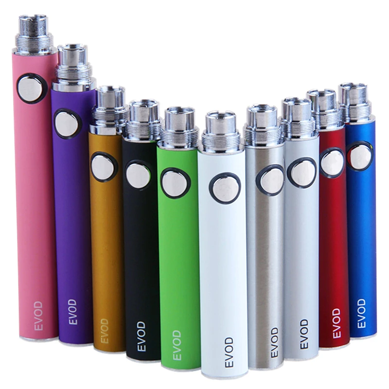 

10Pcs Evod Electronic Cigarette 650 900 1100mah vaporizer ego vape 510 Thread battery fit ce4 ce5 mt3 e cig atomizers vaper pen