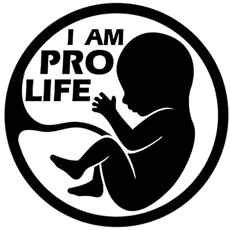 15*15 см I Am Pro Life Baby виниловые Стикеры милые и интересные модные наклейки для