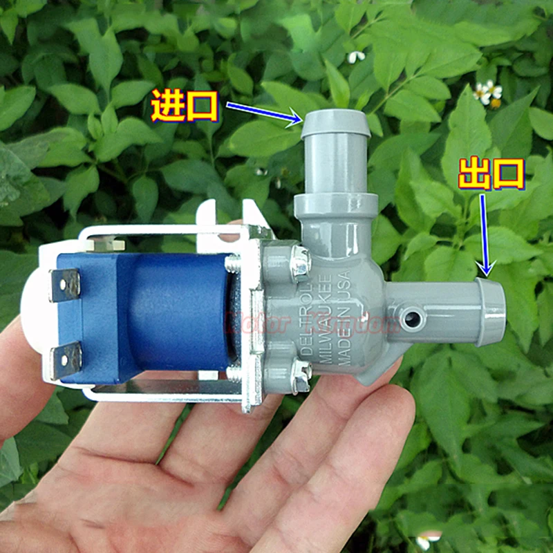 DELTROL мини Электрический электромагнитный клапан N/O нормально открытый DC12V 12 Вт большой поток воздуха водяной клапан