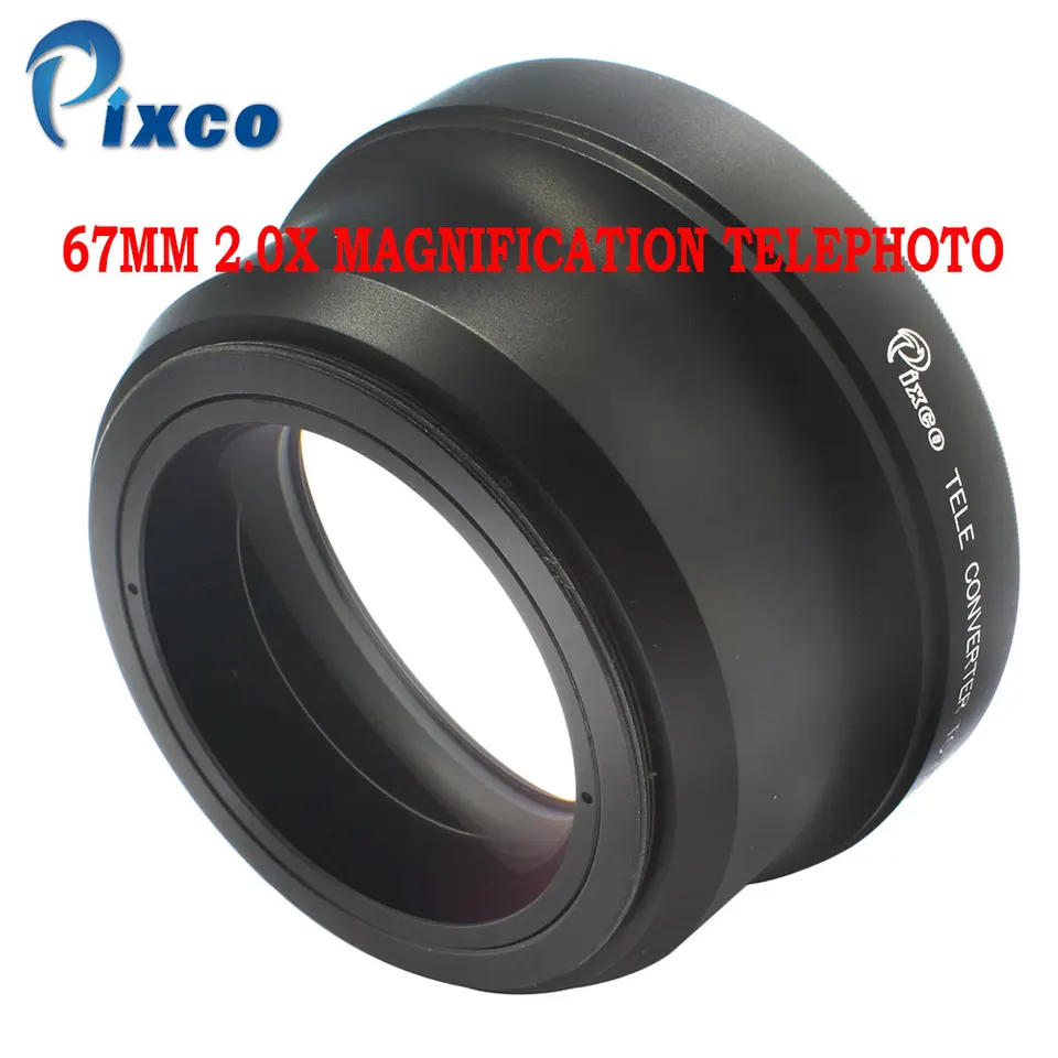 Universal 2.2X Teleconverter Lens For 67mm Cameras - HD Telephoto Lens Accessory