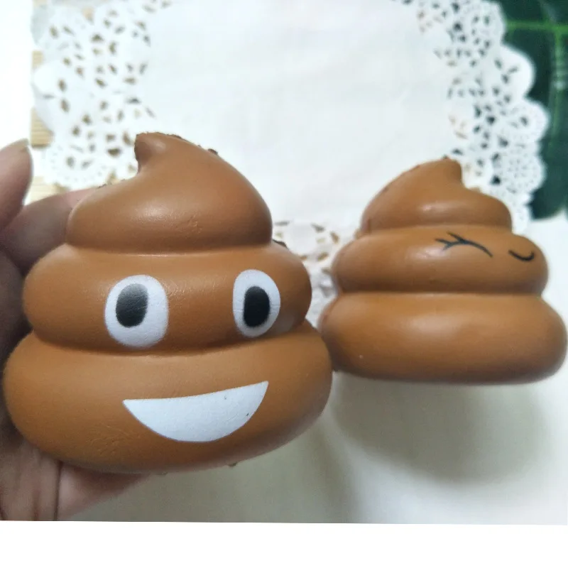 Squeeze Soft Poo смайлик игрушка брелки Pop Out языки Новинка Забавный маленький хитрый Розыгрыш Забавный подарок