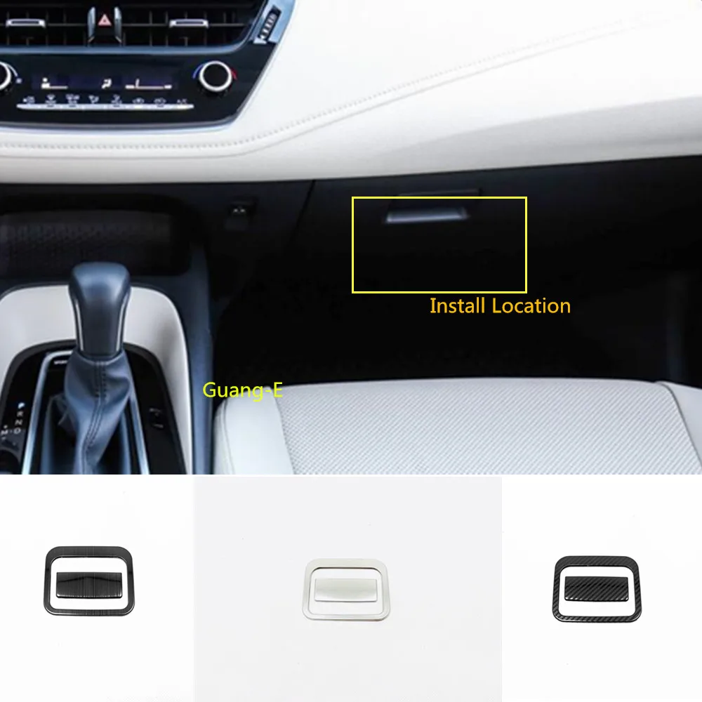 Для Toyota Corolla Altis 2019 2020 2021 для стикер хранения Co-пилотная перчатка коробка передняя