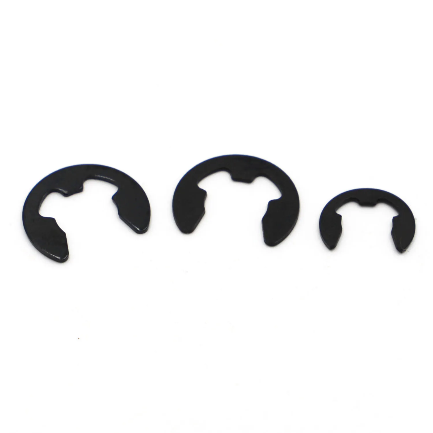 M1.2 M1.5 M2 M3 M4-M24 GB896 Manganese Steel Shaft Bearing Retaining Ring Split Washer Snap Collar E Type Clip Circlip
