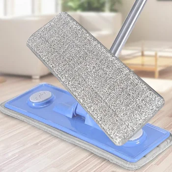 

10 Pcs Floor Household Washable Sweeping Cleaning Reusable Mop Pad Microfiber Quick Dry Thick Soft Water Absorption Easy Install