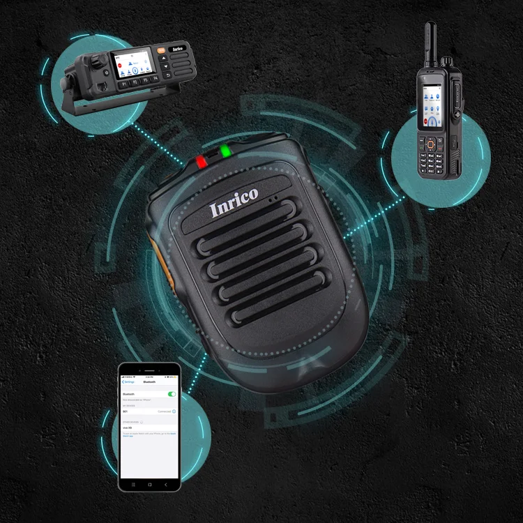PTT, Walkie Talkie Android, Microfones Portáteis, Alto-falante Bluetooth