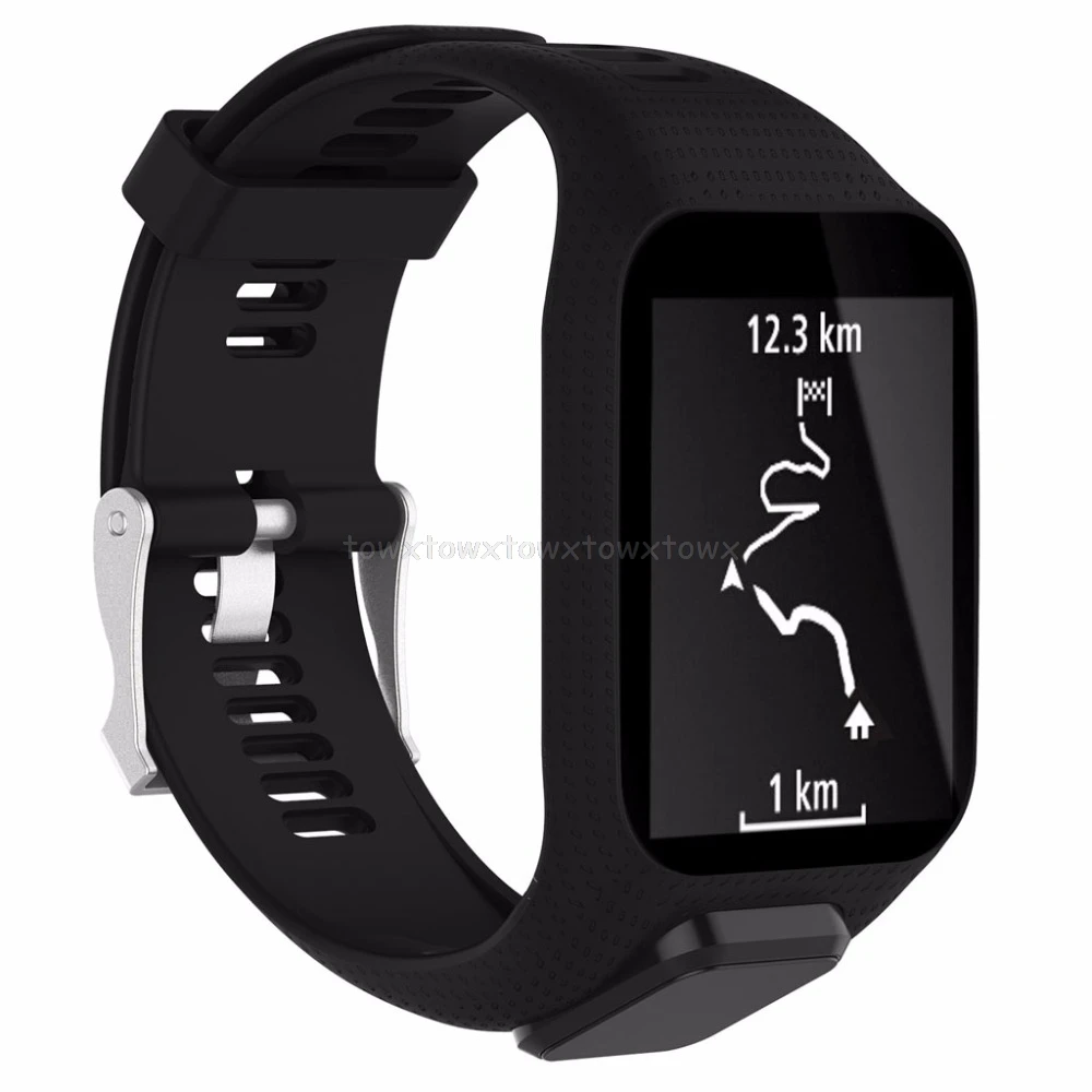 Силиконовый сменный Браслет для часов Ремешок для TomTom Runner 2 3 Spark 3 gps часы S11 19 Прямая поставка