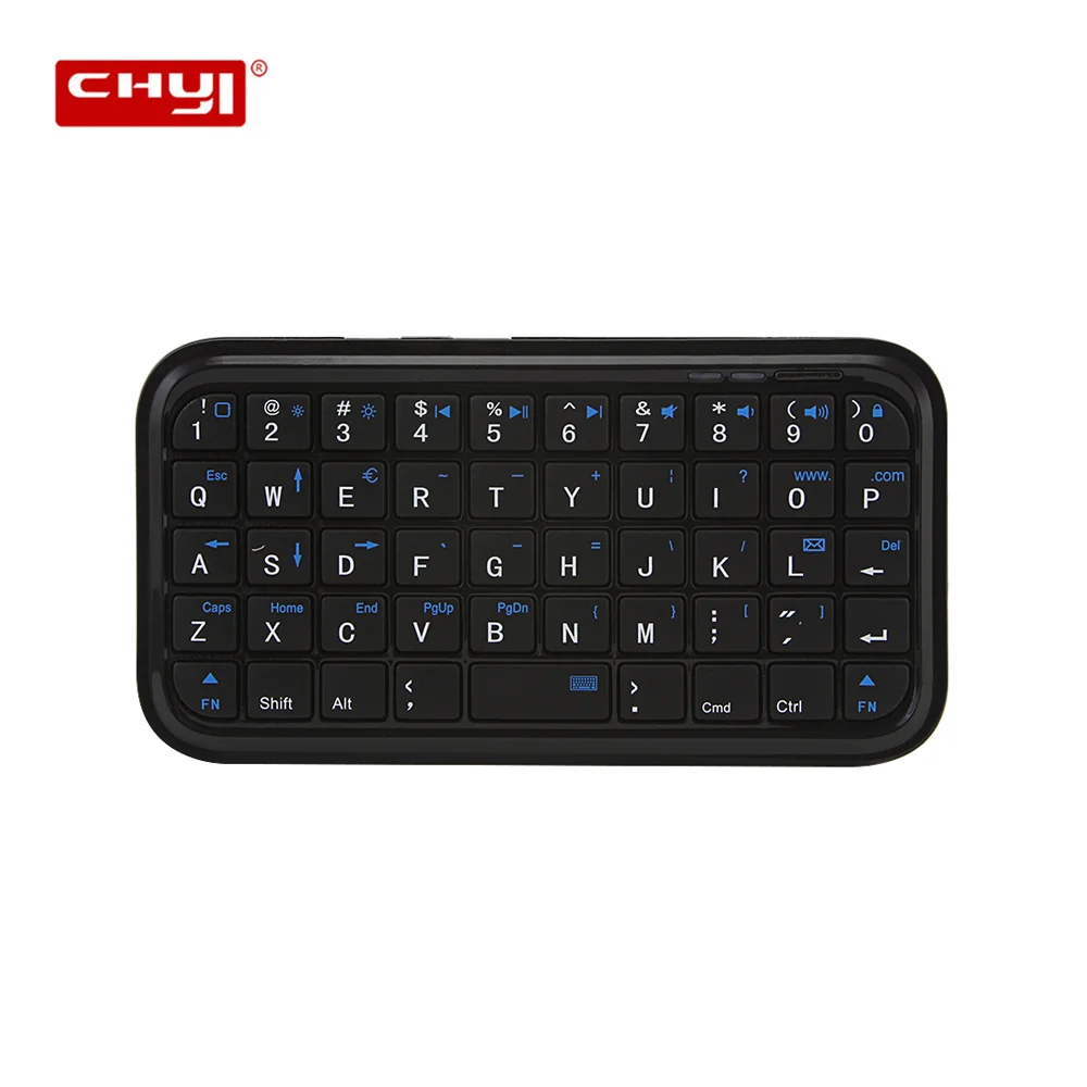Mini Portable Bluetooth Keyboard Rechargeable Lilion Battery For