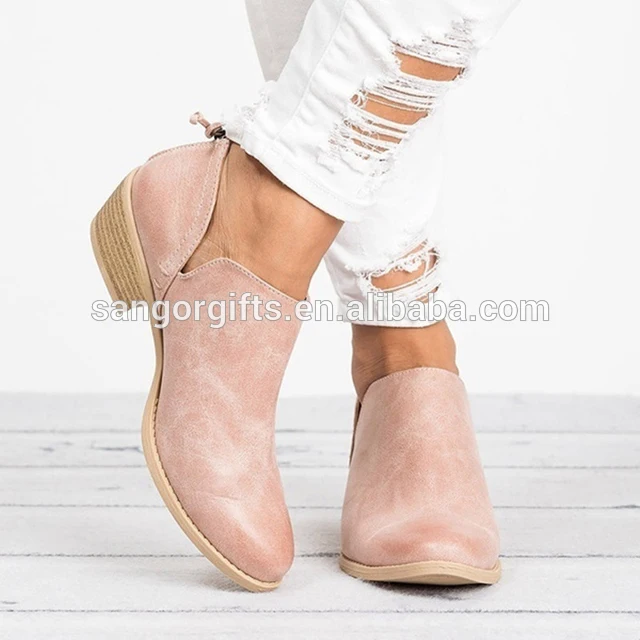 Winter Boots Winter Women Big Size Buckle Strap Ankle Boots Faux Suede Slim Boots Fashion Shoes Women Shoes