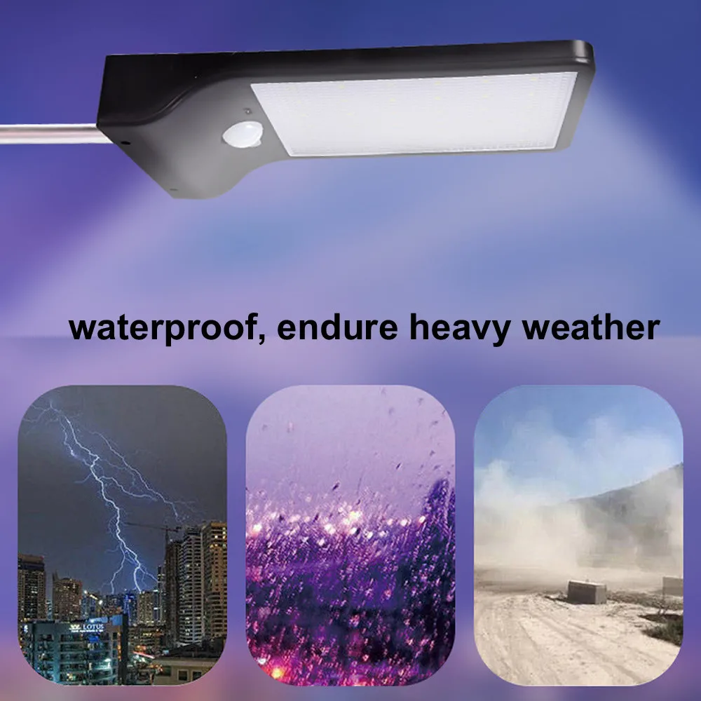 2/4pcs Solar outdoor light of garden LED Street Light Sensor foco Solar Power Lamp waterproof Garden security spotlight free shi