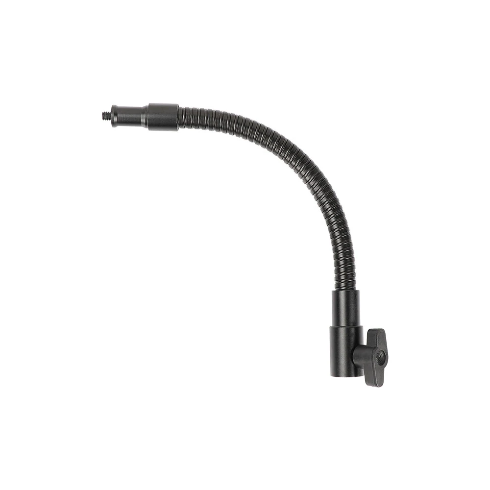 Flexible Metal Gooseneck Arm With 1/4"-20 Thread Screw & 16mm Light Stand Head A