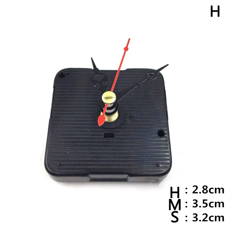 1 Set Hanging DIY Quartz Watch Silent Wall Clock Movement Quartz Repair Movement Clock Mechanism Parts Clock Parts with Needles 