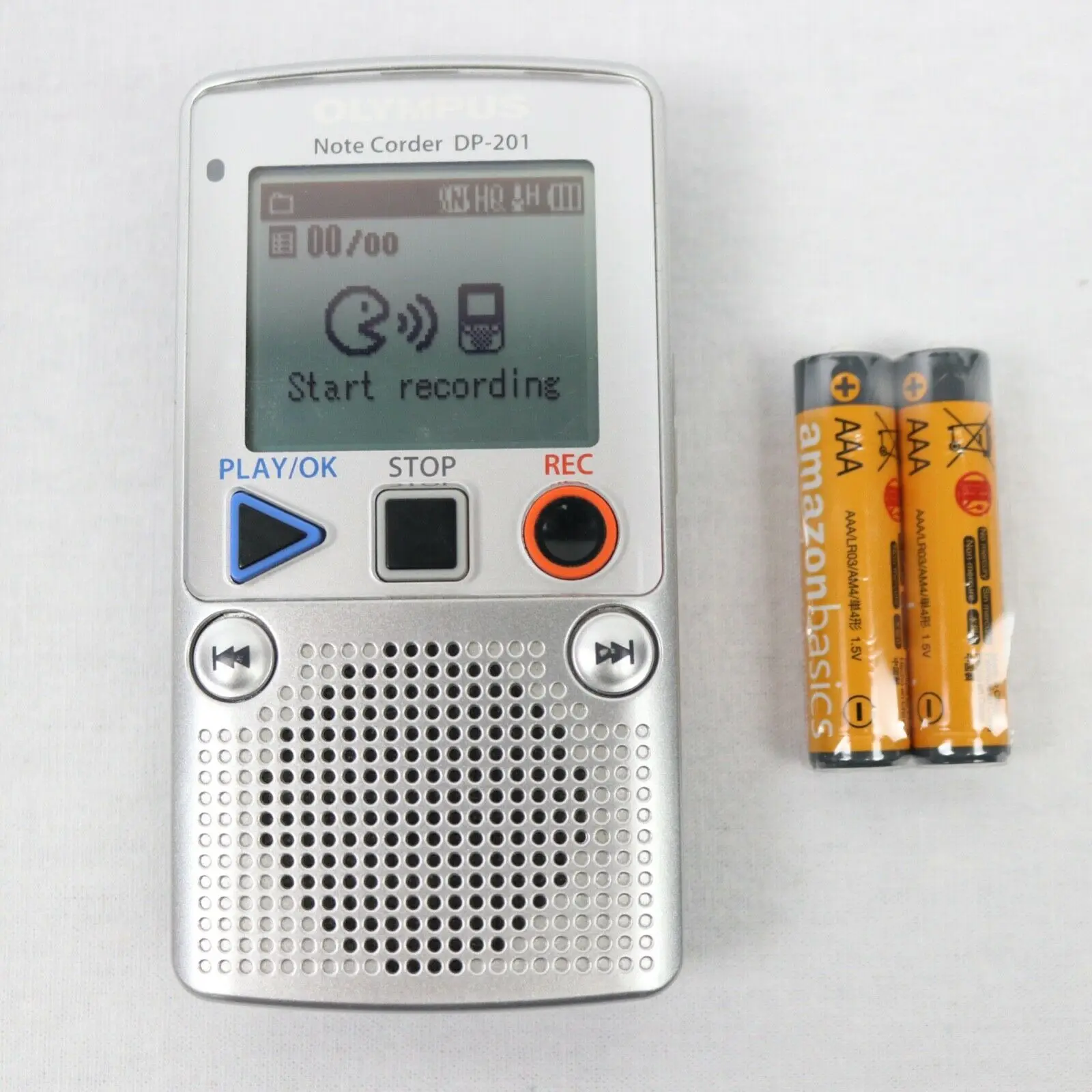 Voice Recorder Olympus Note Corder Dp201 Digital Handheld Voice