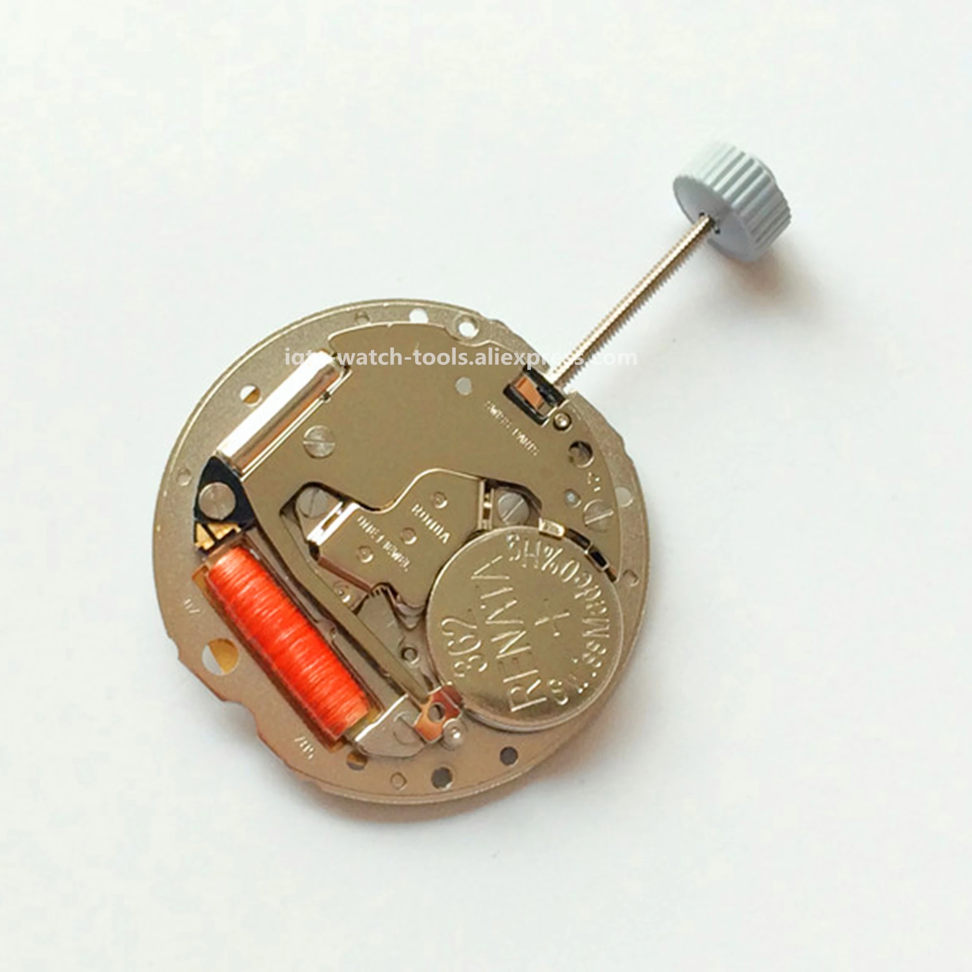 Часовой механизм для Ronda 785, запасные части для кварцевых часов, 3 сменные булавки, часовой механизм без батареи