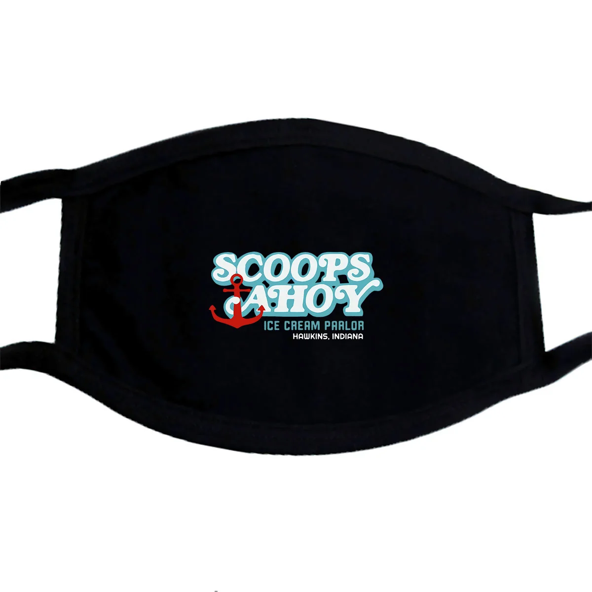 Scoops Ahoy Ice Cream Shop In Starcourt Mall strnger things Unisex Mask S 4X PM2.5 | Аксессуары для одежды