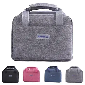 

High Quality Pearl Cotton Aluminium Film Lunch Bag Portable Insulated Lunch Tote Bag Bento Bag For Picnic School Work
