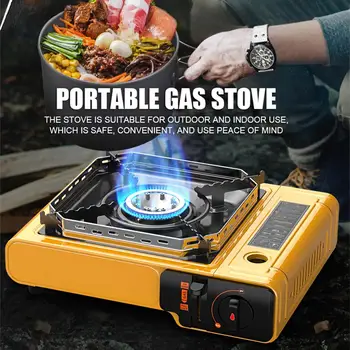 

Outdoor Stove Small Gas Tank Gas Stove Camping Stove Field Use Cassette Stove Multiple Functions Windproof Gas Stove